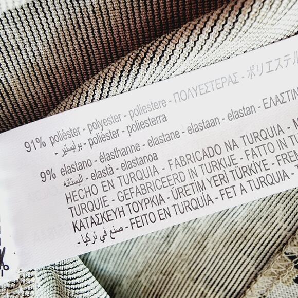 Zara Leopard Print Midi Dress Cap Sleeves Round Neck Size Small - Picture 7 of 9